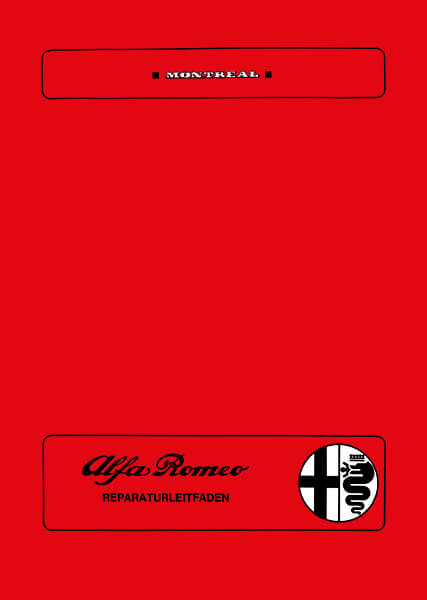 Alfa Romeo Montreal Werkstatt-Handbuch Getriebe - gedrucktes Buch zum Bestpreis! - verwuester.net
