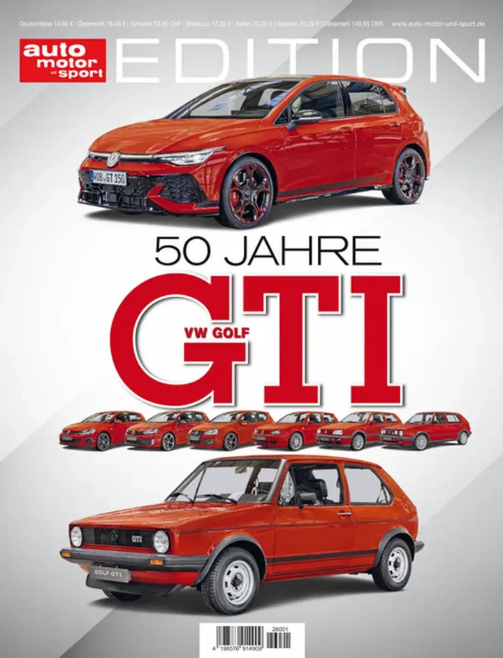 ams Edition, 50 Jahre Golf GTI - gedrucktes Buch zum Bestpreis! - verwuester.net