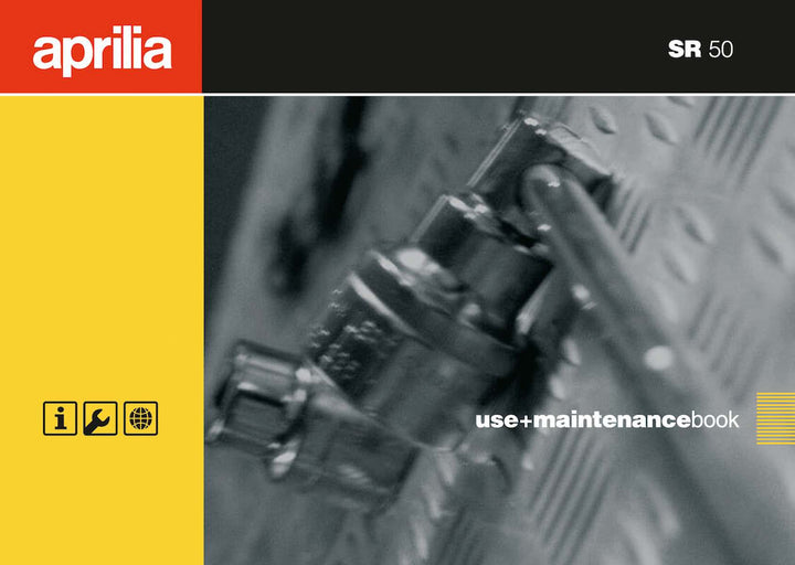 Aprilia SR50 Betriebsanleitung, Buchcover