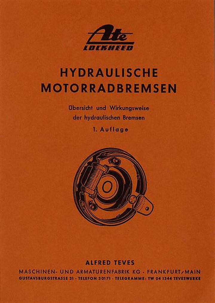 ATE Hydraulische Motorradbremsen Bedienungsanleitung, Buchcover