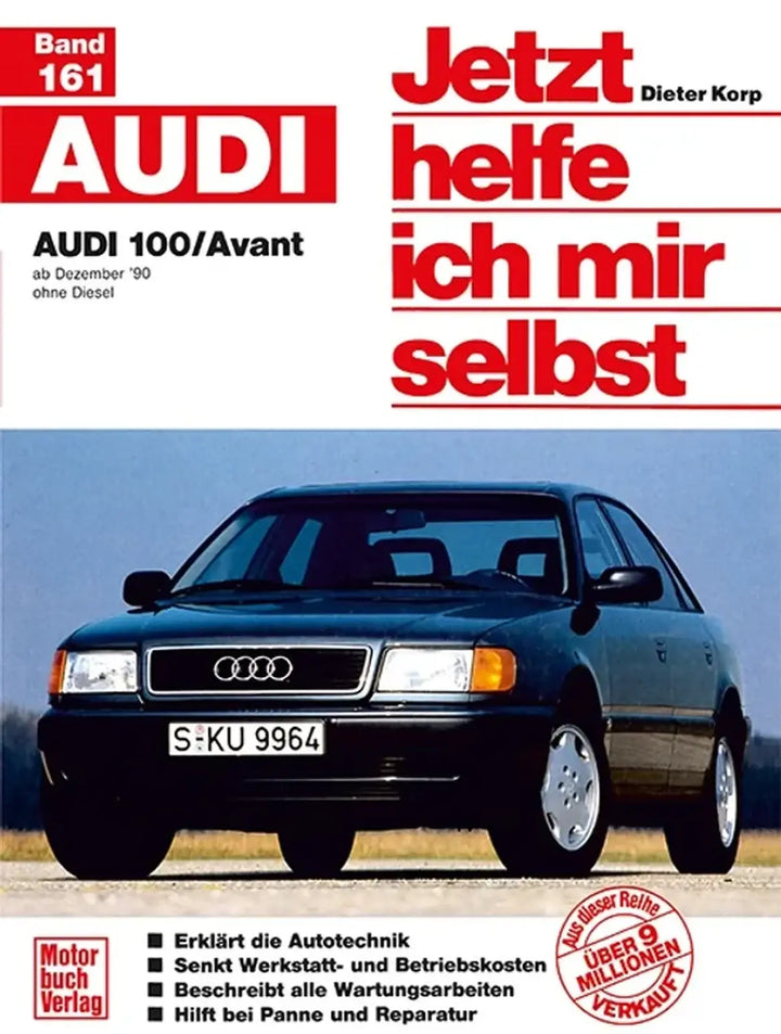 Audi 100 Reparaturanleitung und Werkstatthandbuch 1990 bis August 1993 - gedrucktes Buch zum Bestpreis! - verwuester.net