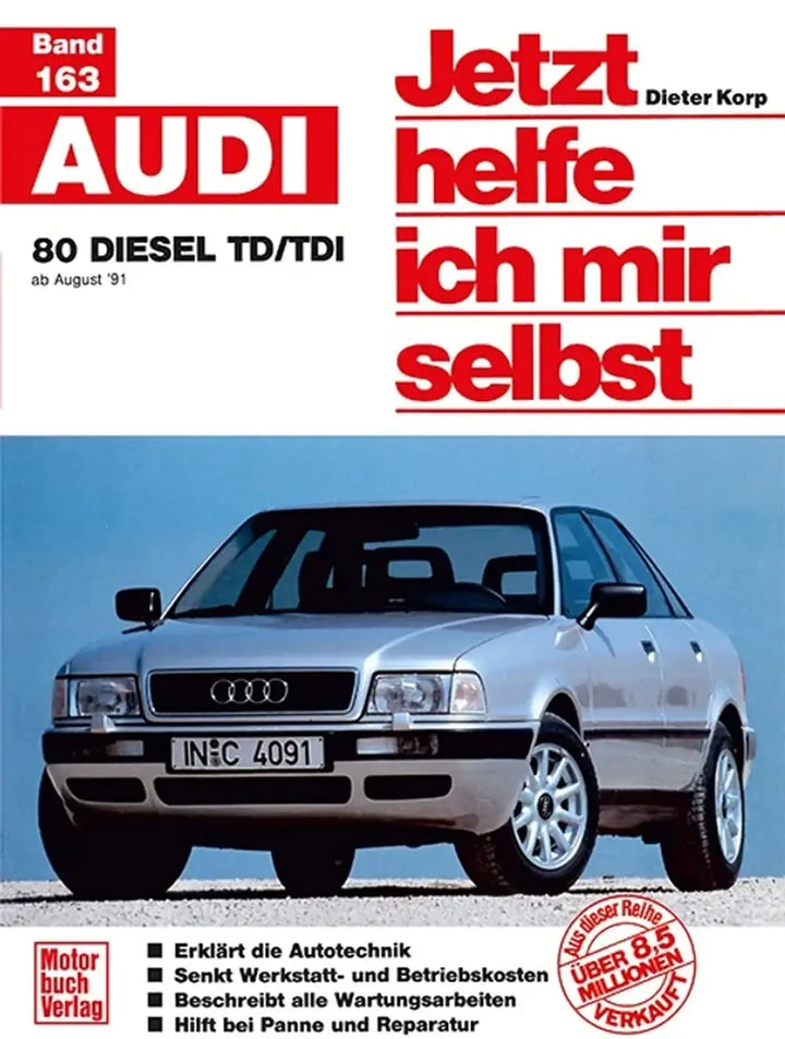 Audi 80 Reparaturanleitung und Werkstatthandbuch 1991 bis Oktober 1994 - gedrucktes Buch zum Bestpreis! - verwuester.net