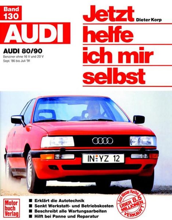 Audi 80/90 (Sept. 86 bis Juli 91) Reparaturbuch - gedrucktes Buch zum Bestpreis! - verwuester.net