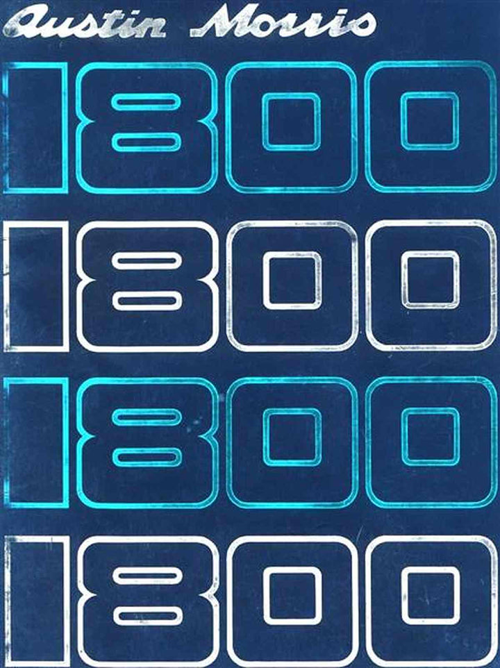 Austin Morris 1800 Manual, Buchcover