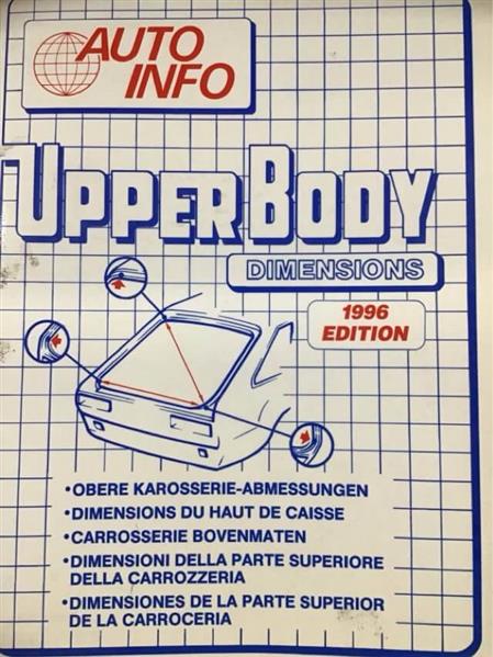 Auto Info Upper Body Dimensions 1996 Edition - gedrucktes Buch zum Bestpreis! - verwuester.net