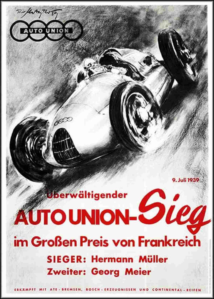 Auto Union Poster, Poster-Motiv