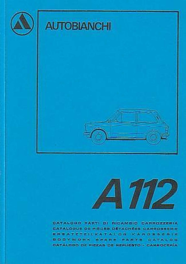 Autobianchi A 112 Karosserie Ersatzteilkatalog, Buchcover