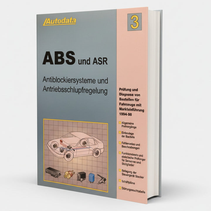 Autodata ABS und ASR Nr. 3 - Für Fahrzeuge von 1994-1998, Buchcover