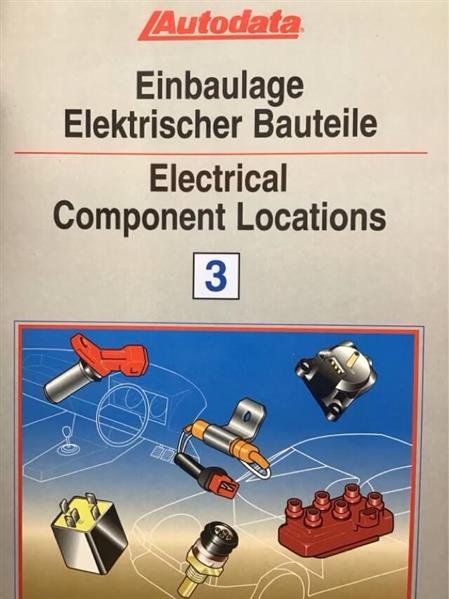 Autodata Einbaulage elektrischer Bauteile 3 - gedrucktes Buch zum Bestpreis! - verwuester.net