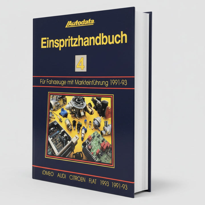 Autodata Einspritzhandbuch 4 - Für PkW mit Markteinführung 1991-1993, Buchcover