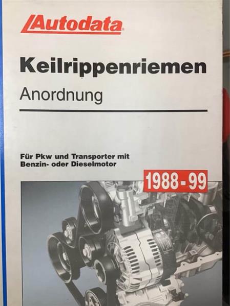 Autodata Keilrippenriemen 1988-1999 - gedrucktes Buch zum Bestpreis! - verwuester.net