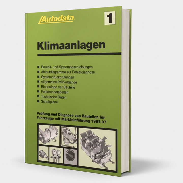 Autodata Klimaanlagen 1 - PKW 1991-1997, Buchcover
