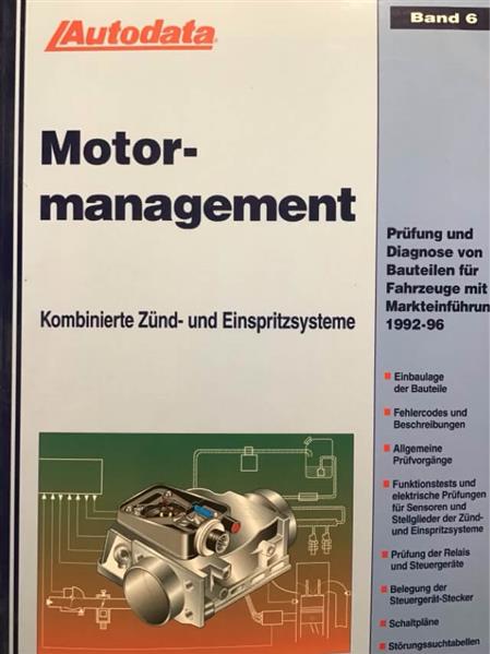 Autodata Motormanagement 6 - 1992-1996 - gedrucktes Buch zum Bestpreis! - verwuester.net