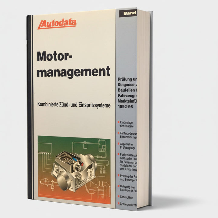 Autodata Motormanagement 6 - 1992-1996, Buchcover