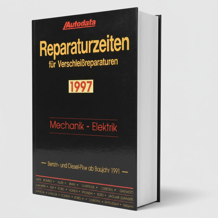 Autodata Reparaturzeiten für Verschleißreparaturen 1991-1997, Buchcover