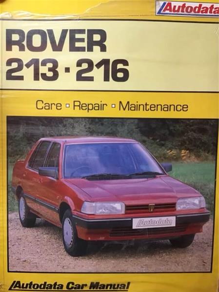 Autodata Rover 213 & 216 - gedrucktes Buch zum Bestpreis! - verwuester.net