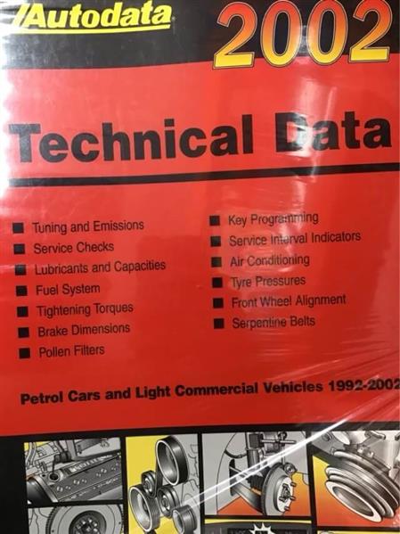 Autodata Technical Data 2002 - petrol cars and light trucks from 1992-2002 - gedrucktes Buch zum Bestpreis! - verwuester.net