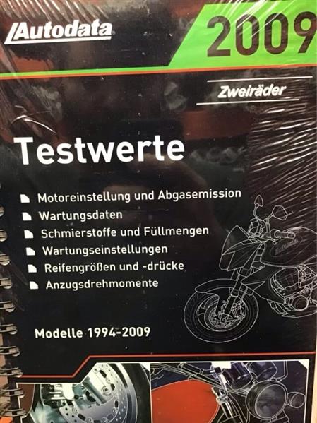 Autodata Testwerte 2009 - Für Zweiräder von 1994-2009 - gedrucktes Buch zum Bestpreis! - verwuester.net