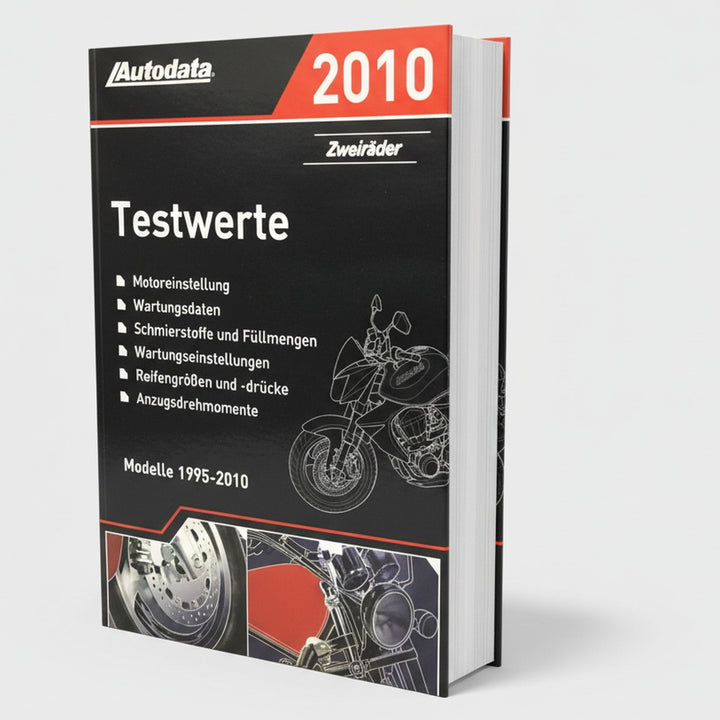 Autodata Testwerte 2010 - Für Zweiräder von 1995-2010, Buchcover