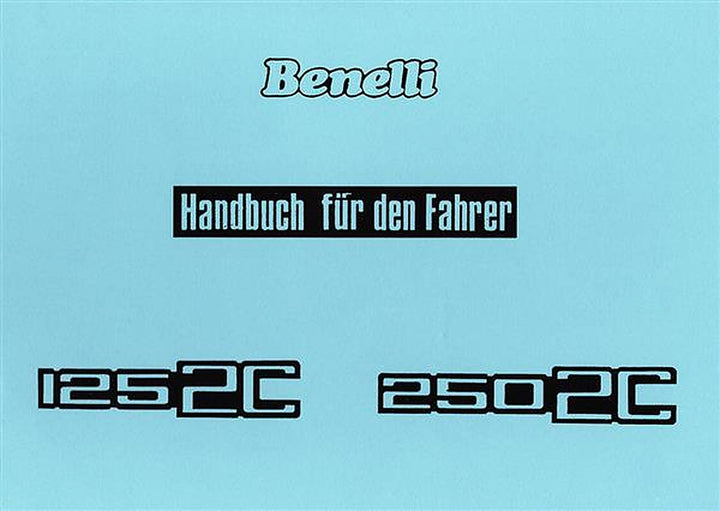 Benelli 125-2C und 250-2C Betriebsanleitung, Buchcover