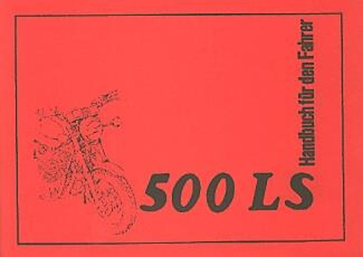 Benelli 500 LS, Betriebsanleitung, Buchcover