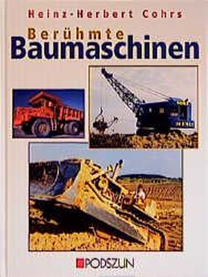 Berühmte Baumaschinen, Buchcover