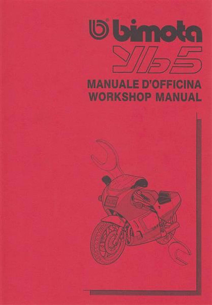 Bimota YB5, Workshop Manual, Buchcover