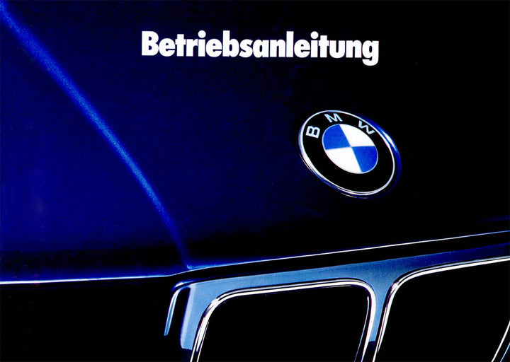 BMW 520i, 525i, 535i, 524td, Betriebsanleitung, Buchcover