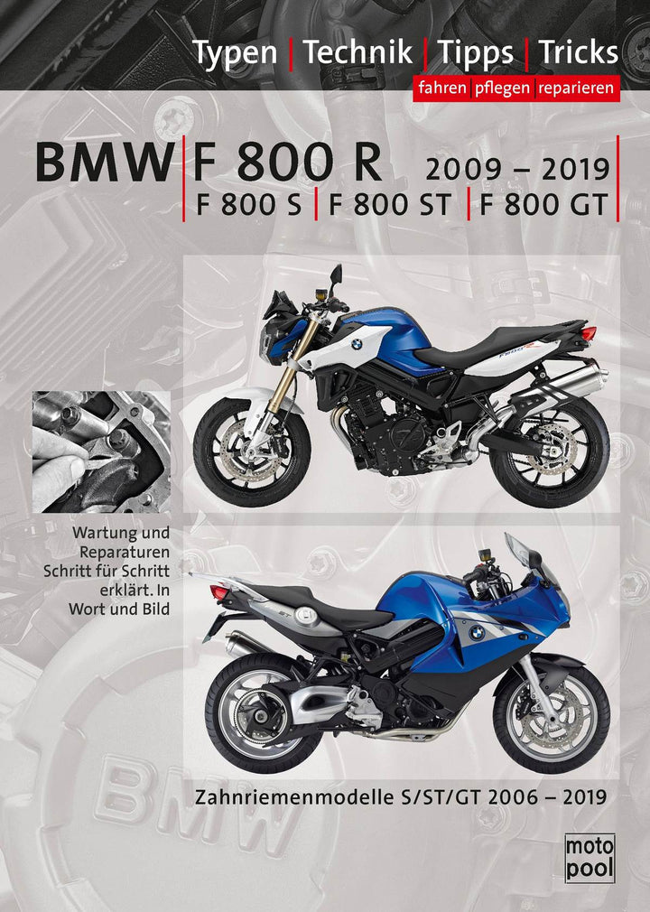BMW F800S, F800R, F800ST, F800GT Reparaturanleitung, Buchcover