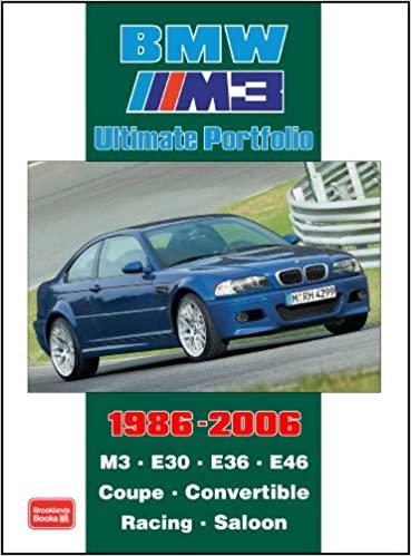 BMW M3 Ultimate Portfolio 1986-2006 - gedrucktes Buch zum Bestpreis! - verwuester.net