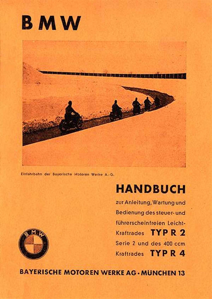 BMW R2 und R4 Handbuch, Buchcover