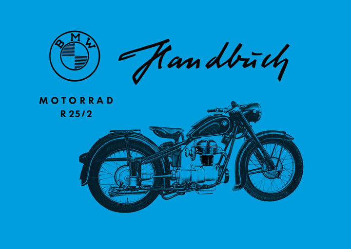 BMW R25/2 Betriebsanleitung, Buchcover