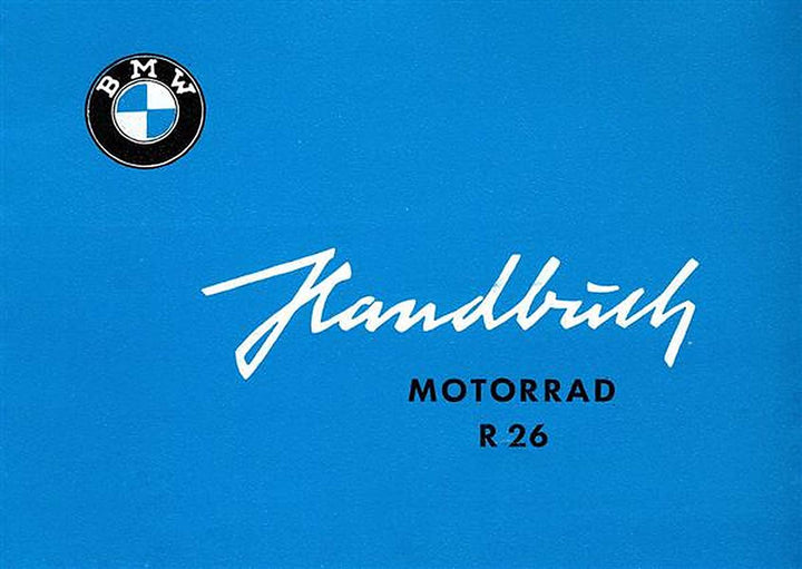 BMW R26 Betriebsanleitung, Buchcover