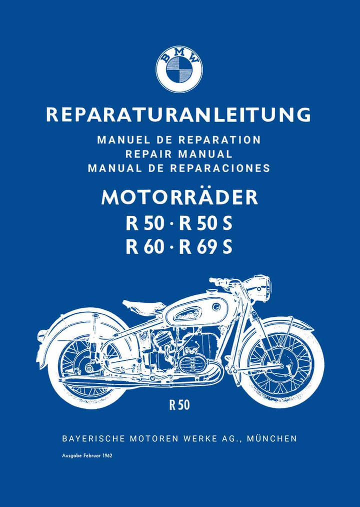 BMW R50 R50S R60 R69S Reparaturanleitung, Buchcover