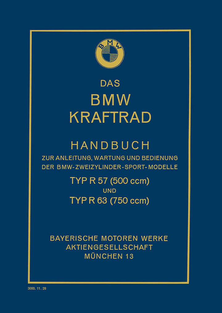 BMW R57 und R63 Betriebsanleitung, Buchcover