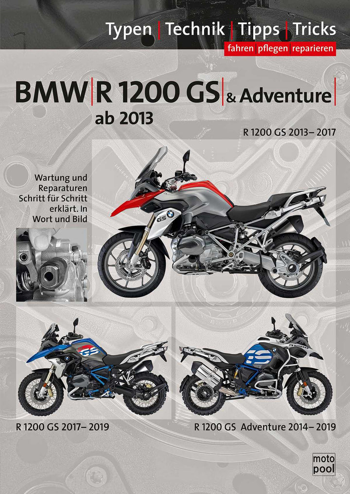 BMW R1200GS / Adventure wassergekühlt ab Baujahr 2013, Reparaturanleitung, Buchcover