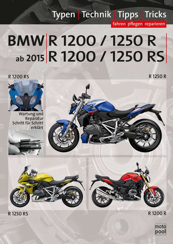 BMW R1200R 1200RS R1250R R1250RS ab 2015 Reparaturanleitung, Buchcover