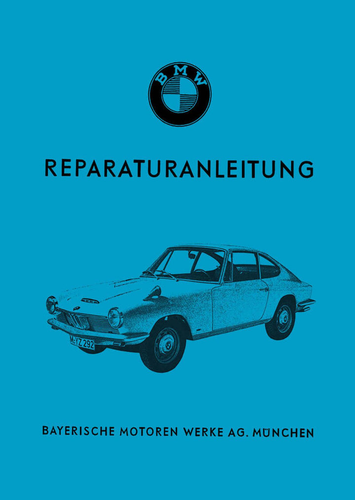 BMW 1600 GT Reparaturanleitung, Buchcover