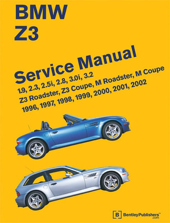 BMW Z3 Roadster - Service Manual 1996-1998 - 4- and 6-Cylinder - gedrucktes Buch zum Bestpreis! - verwuester.net