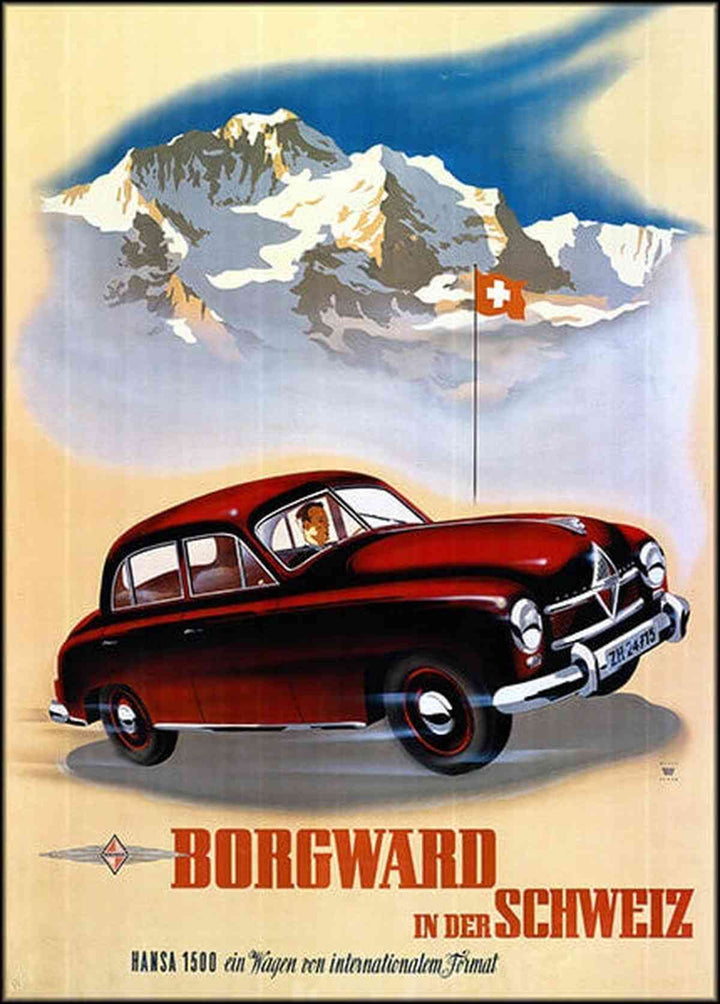 Borgward Hansa 1500 Poster, Poster-Motiv