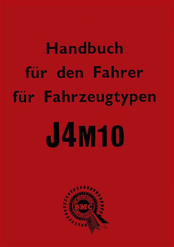 British Leyland J4M10 Handbuch für den Fahrer, Buchcover