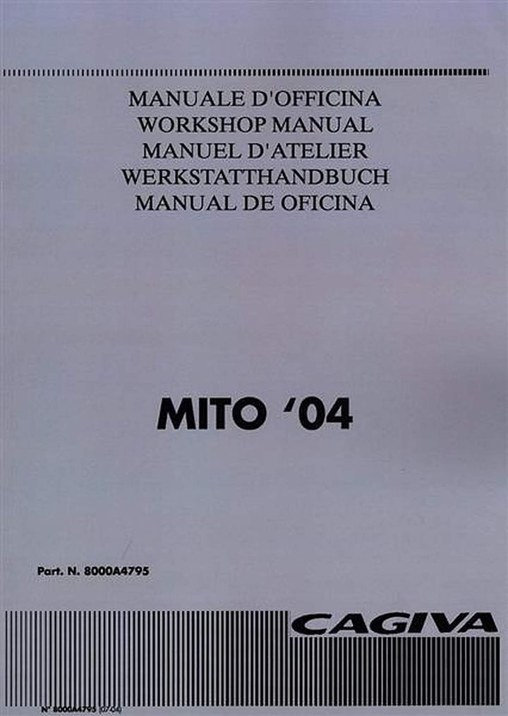 Cagiva Mito Werkstatthandbuch, Buchcover