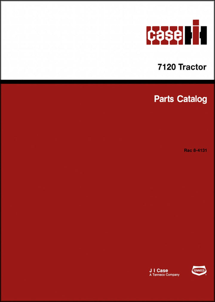 Case 7120 Parts Catalog – Buchcover
