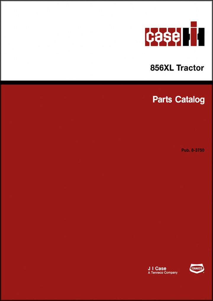 Case 856XL Ersatzteilliste, Buchcover
