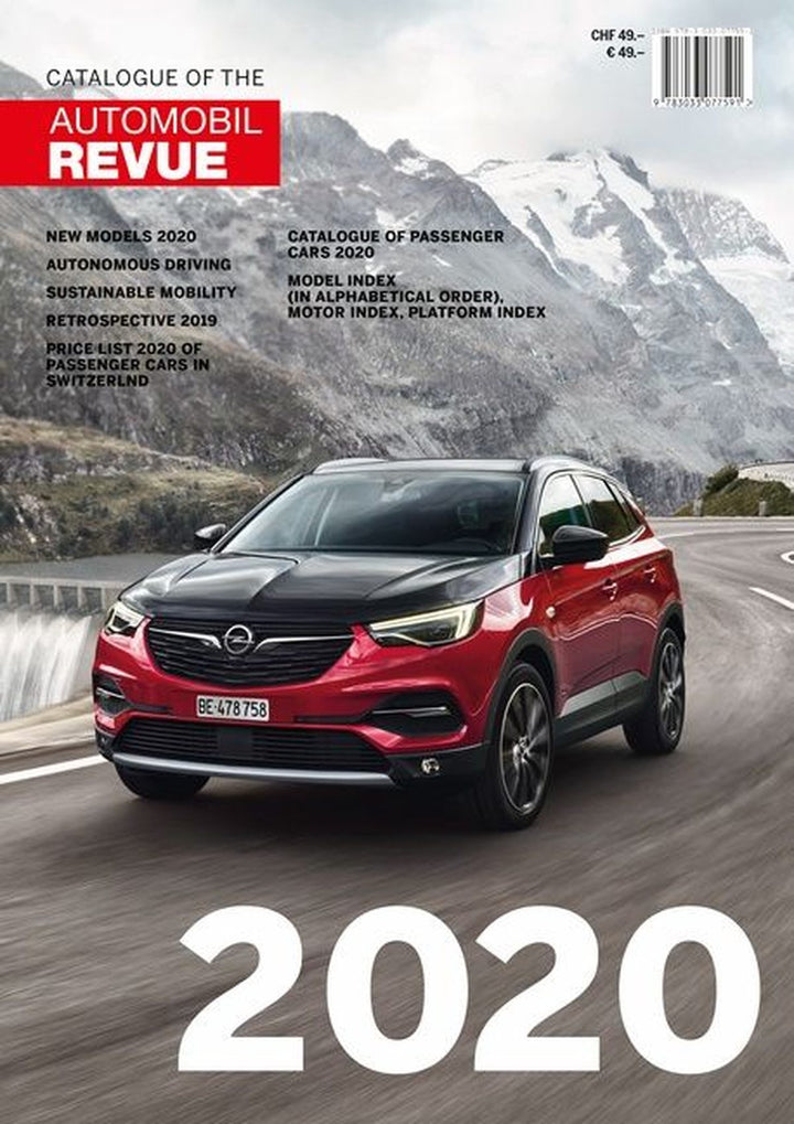 Catalog of the Automobil-Revue 2020, Buchcover