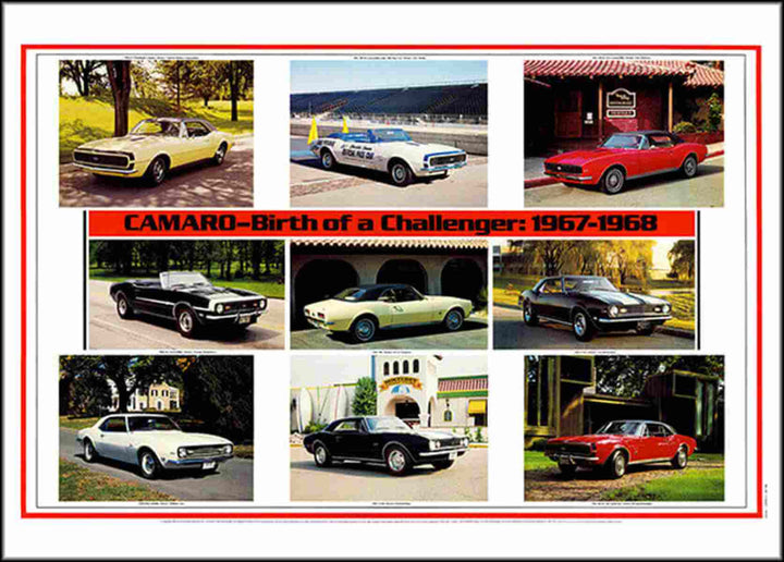 Chevrolet Camaro Poster, Poster-Motiv
