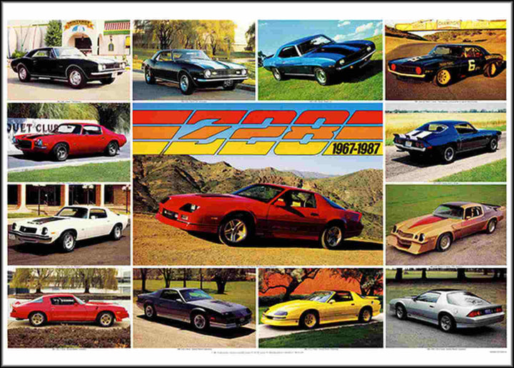 Chevrolet Camaro Z28 Poster, Poster-Motiv