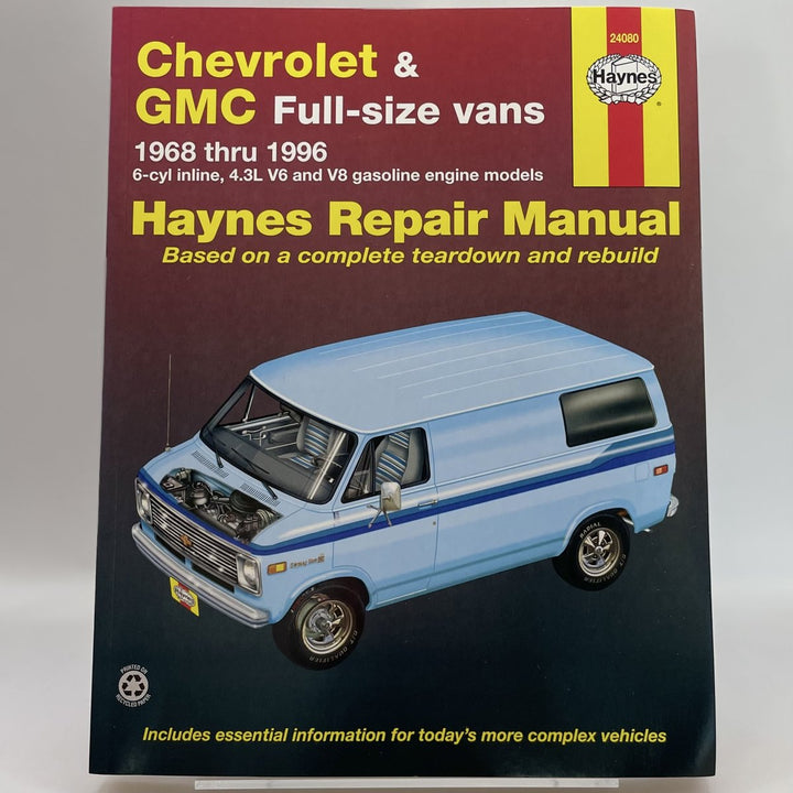Chevrolet & GMC vans automotive repair manual