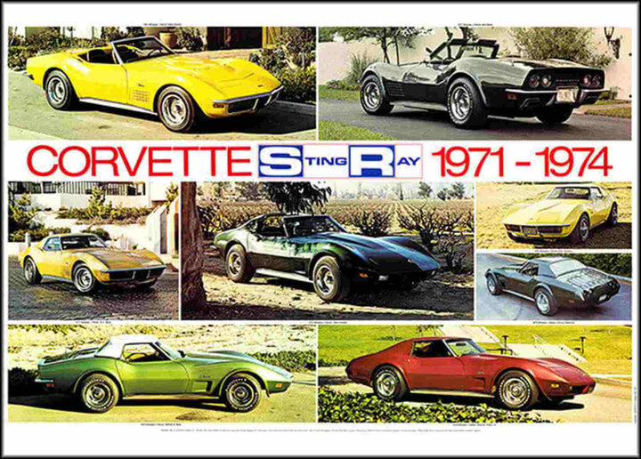Chevrolet Corvette Poster, Poster-Motiv
