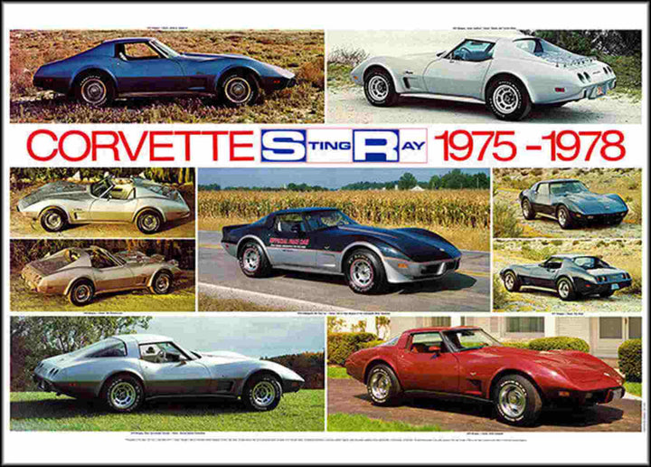 Chevrolet Corvette Poster, Poster-Motiv